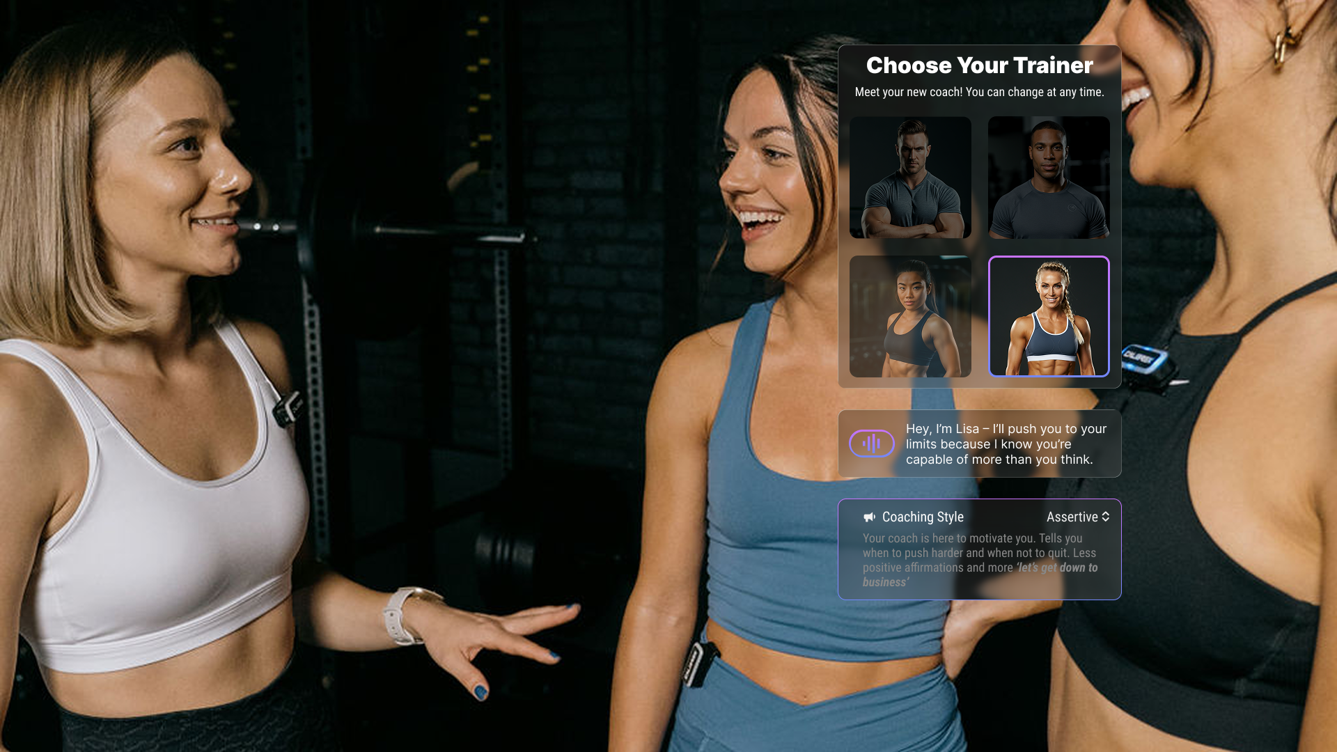 Your Calibrex coach, your way. 3 ladies talking about their Calibrex apps.